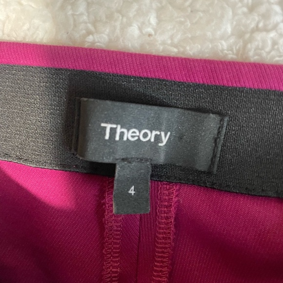 Theory Bimsa Approach Stretch Cropped Pants Size 4 - Picture 4 of 10